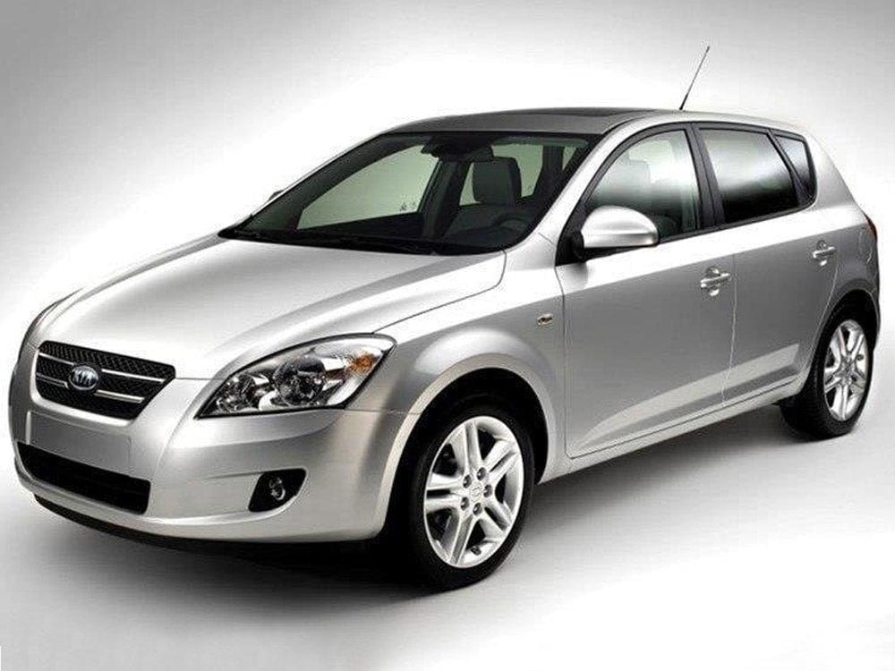 Maxton Design Gloss Black / Yellow Front Splitter KIA CEED MK1 - Preface Model Maxton Design SR