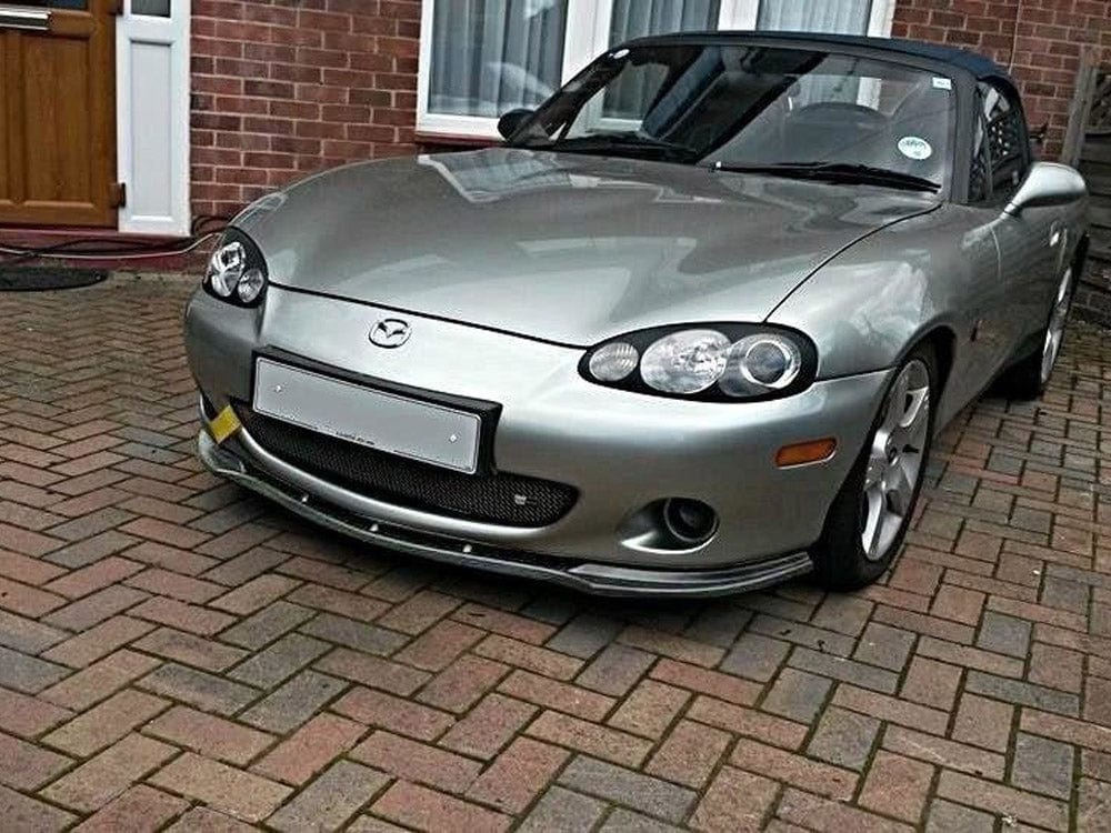 Maxton Design Gloss Black / Yellow Front Splitter Mazda MX5 NB Facelift Model Maxton Design SR