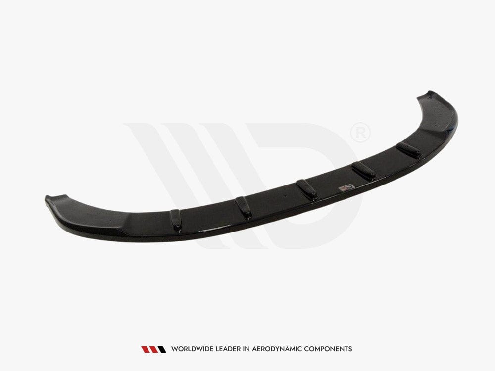 Maxton Design Gloss Black / Yellow Front Splitter Skoda Superb II (For Sport Front Bumper Spoiler) Maxton Design SR