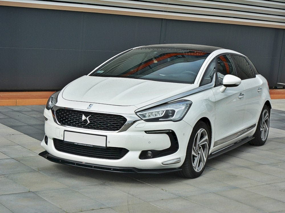 Maxton Design Gloss Black / Yellow Front Splitter V.3 Citroen DS5 Facelift 2015-19 Maxton Design SR