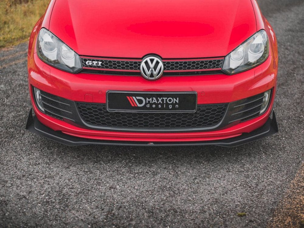 Maxton Design Racing Durability Front Splitter V.3 + Flaps VW Golf GTI Mk6 2008-2012 Maxton Design SR