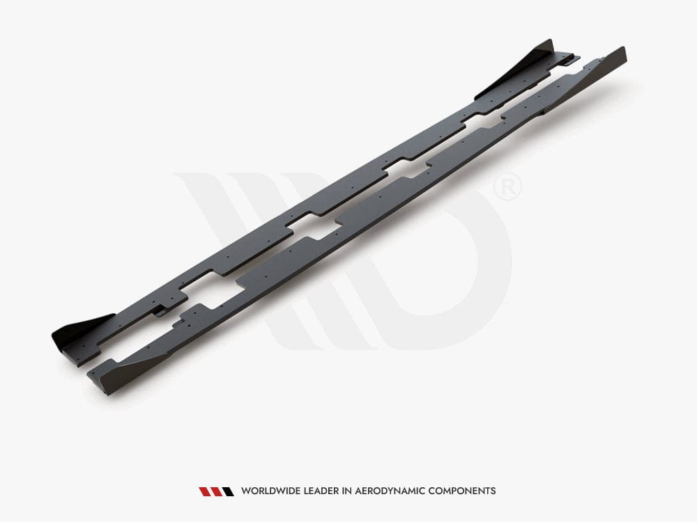 Maxton Design Racing Durability Side Skirts Diffusers (+flaps) Ford Focus RS MK3 2015-2018 Maxton Design SR