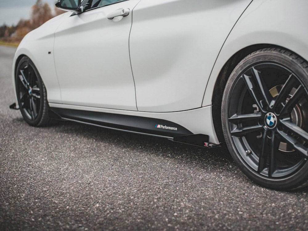 Maxton Design Racing Durability Side Skirts Diffusers V.2 + Flaps BMW 1 F20 M-Pack Facelift / M140i Maxton Design SR