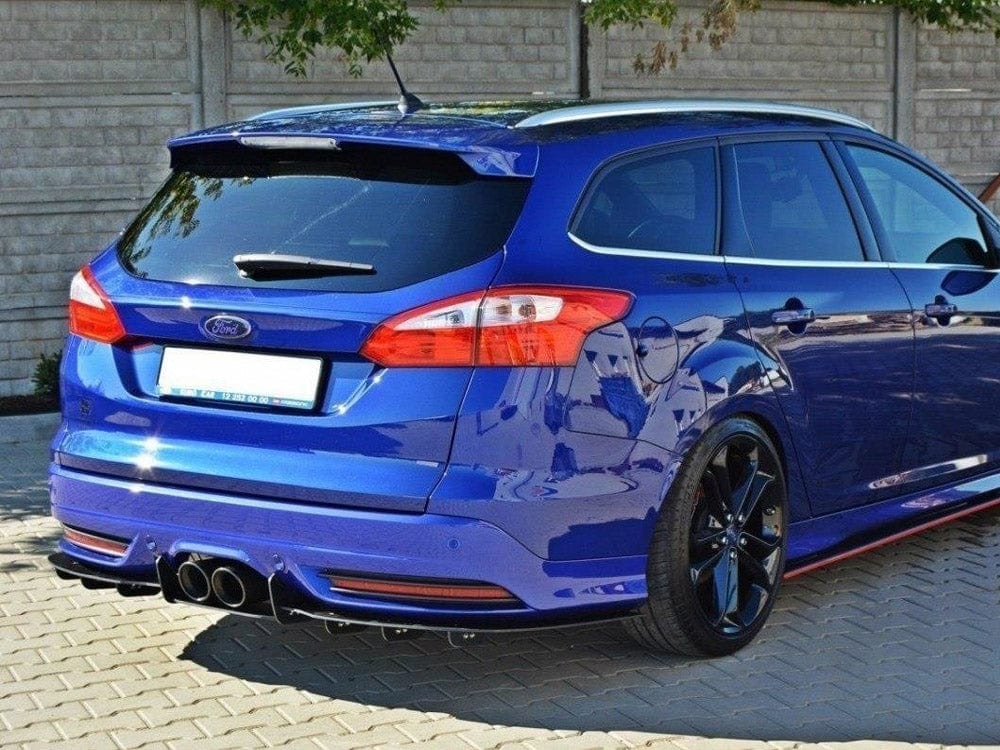 Maxton Design Rear Diffuser Ford Focus 3 ST Estate (Fits ST Estate Version Only) Maxton Design SR
