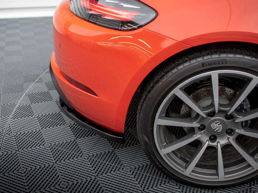 Maxton Design Rear Side Splitters Porsche 718 Cayman 982c Maxton Design SR