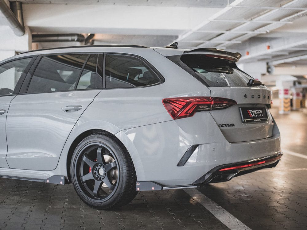 Maxton Design Rear Side Splitters V.2 + Flaps Skoda Octavia RS Mk4 Maxton Design SR