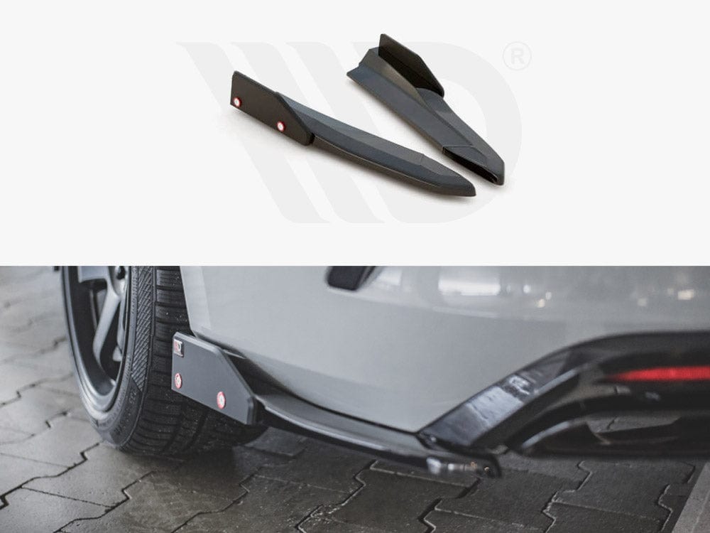 Maxton Design Rear Side Splitters V.2 + Flaps Skoda Octavia RS Mk4 Maxton Design SR