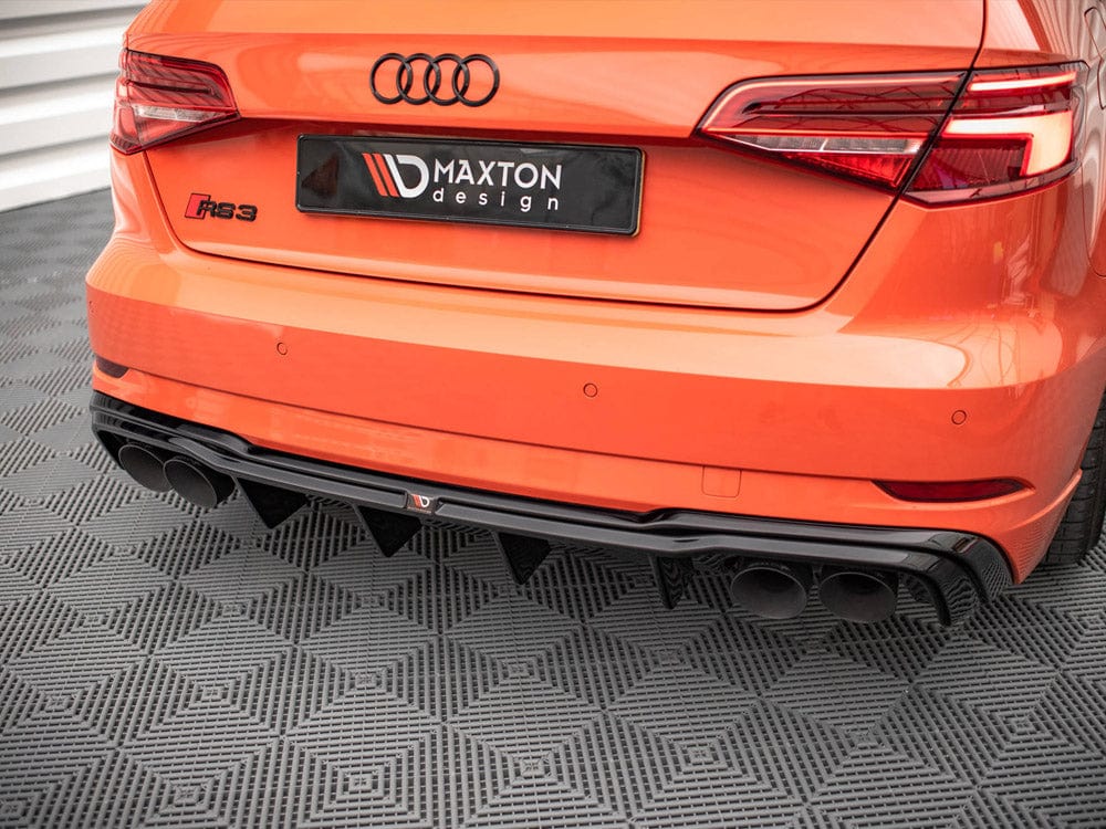 Maxton Design Rear Valance + Milltek Sport Resonated Exhaust Audi RS3 Sportback 8V Facelift Maxton Design SR