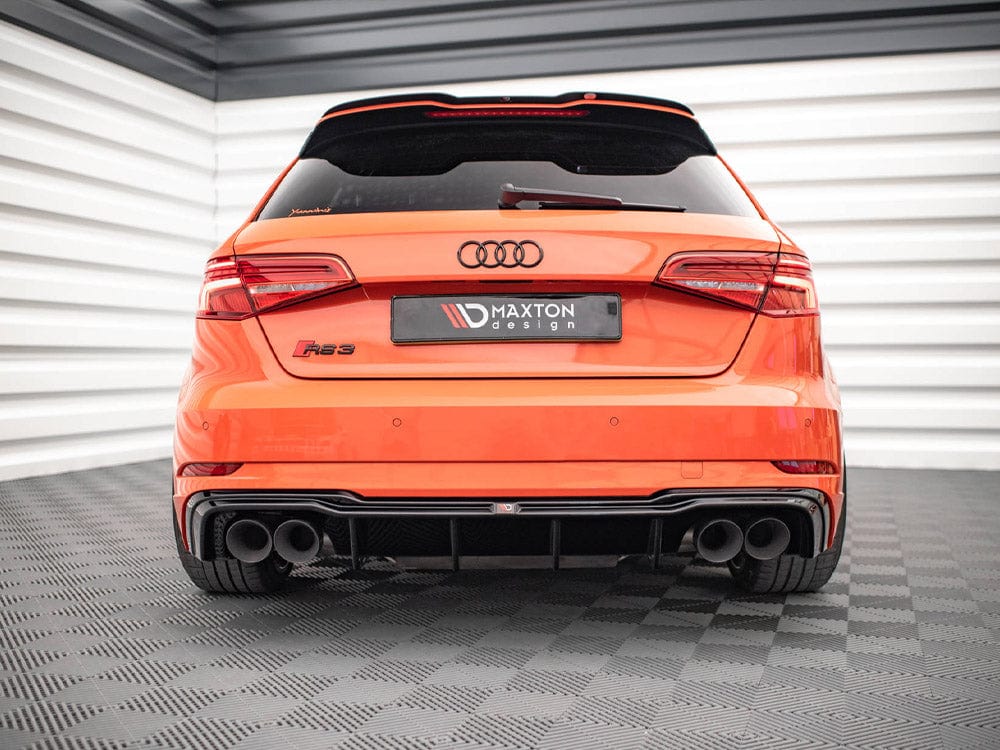 Maxton Design Rear Valance + Milltek Sport Resonated Exhaust Audi RS3 Sportback 8V Facelift Maxton Design SR