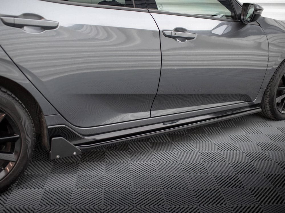 Maxton Design Side Skirts Diffusers + Flaps Honda Civic Sport Mk 10 Maxton Design SR