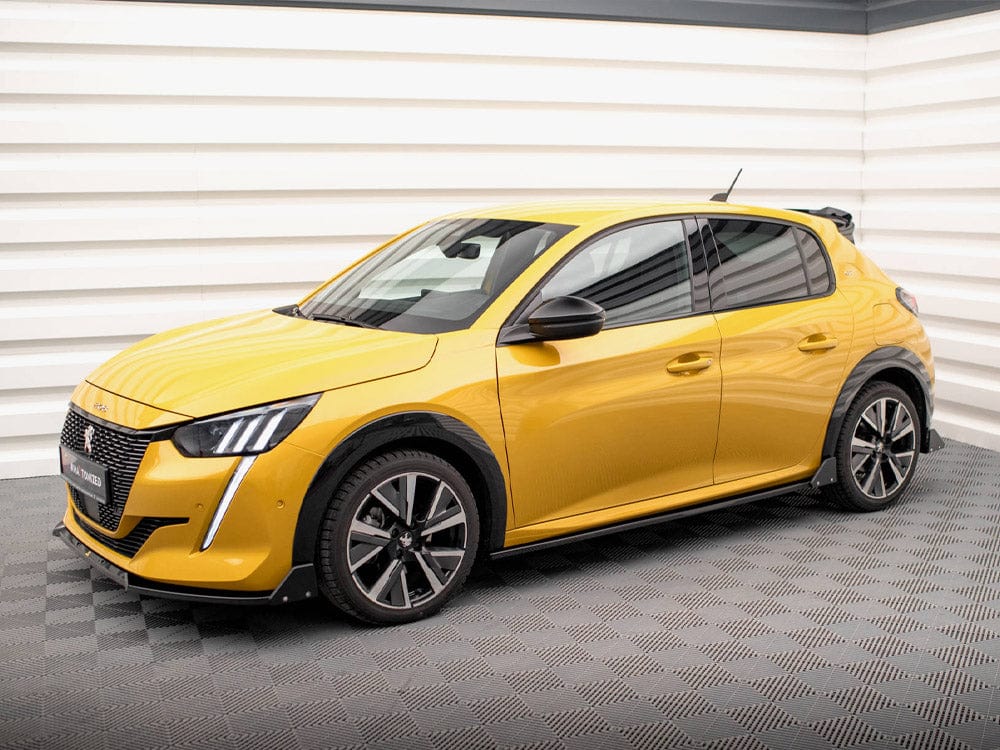 Maxton Design Side Skirts Diffusers + Flaps Peugeot 208 GT Mk2 Maxton Design SR