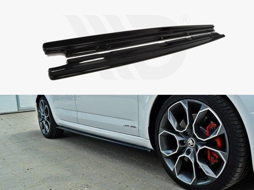 Maxton Design Side Skirts Diffusers Skoda Octavia VRS MK3/ MK3.5 Hatchback/estate Maxton Design SR