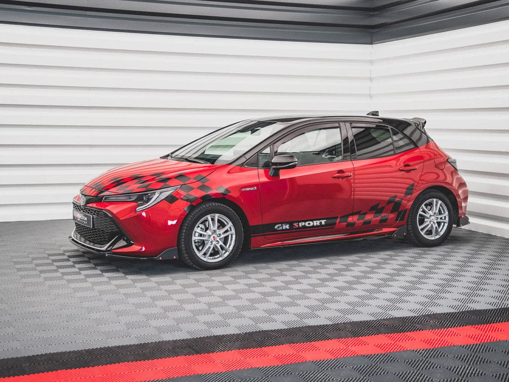 Maxton Design Side Skirts Diffusers V.1 + Flaps Toyota Corolla GR Sport Hatchback XII Maxton Design SR