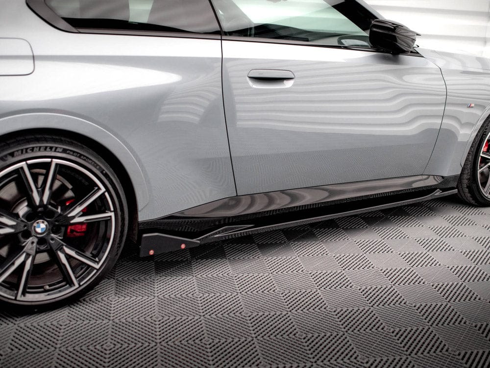 Maxton Design Side Skirts Diffusers V.2 + Flaps BMW 2 Coupe M-Pack / M240i G42 Maxton Design SR