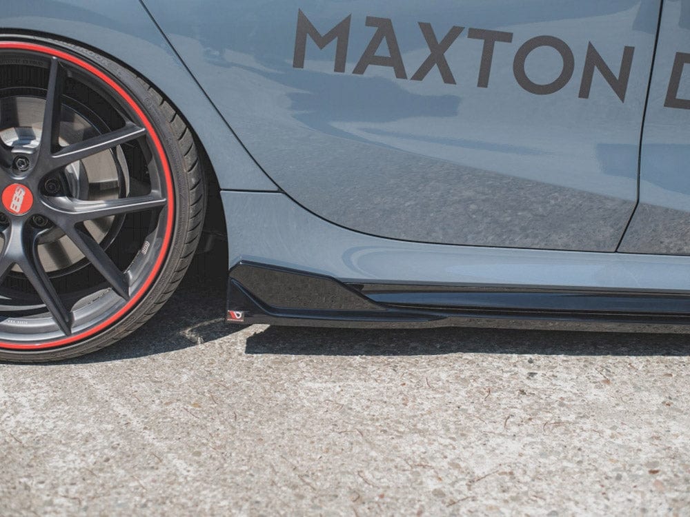 SIDE SKIRTS DIFFUSERS (RED) FOR BMW 1 SERIES F40 M-SPORT (2019-) main image 0
