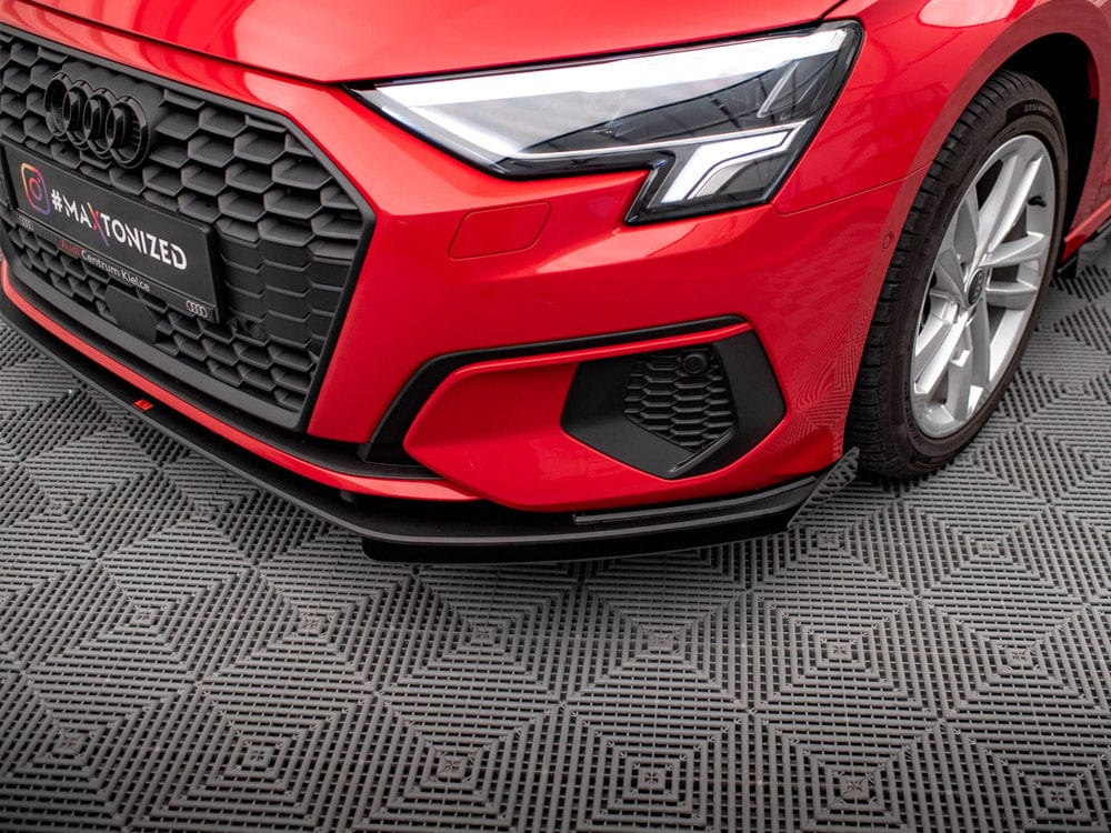 Maxton Design Street PRO Front Splitter + Flaps Audi A3 8Y Maxton Design SR