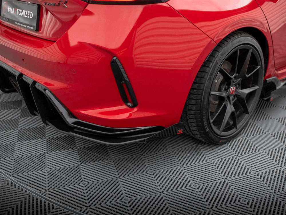 Maxton Design Street PRO Rear Diffuser + Flaps Honda Civic Type-R Mk 11 Maxton Design SR