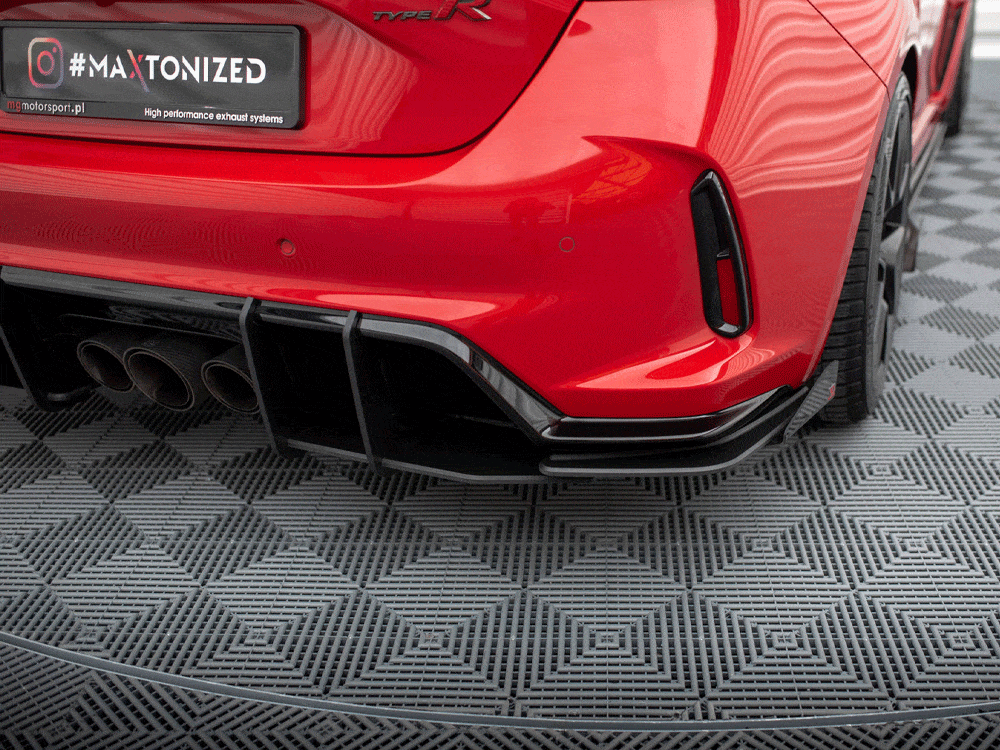 Maxton Design Street PRO Rear Diffuser + Flaps Honda Civic Type-R Mk 11 Maxton Design SR