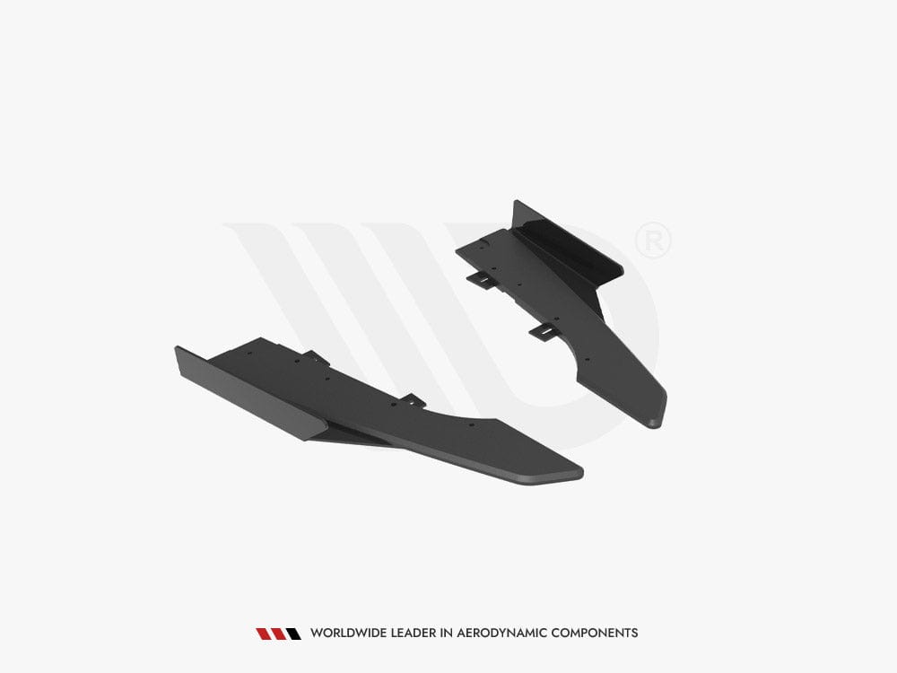Maxton Design Street Pro Rear Side Splitters + Flaps Audi RS6 Avant C6 Maxton Design SR