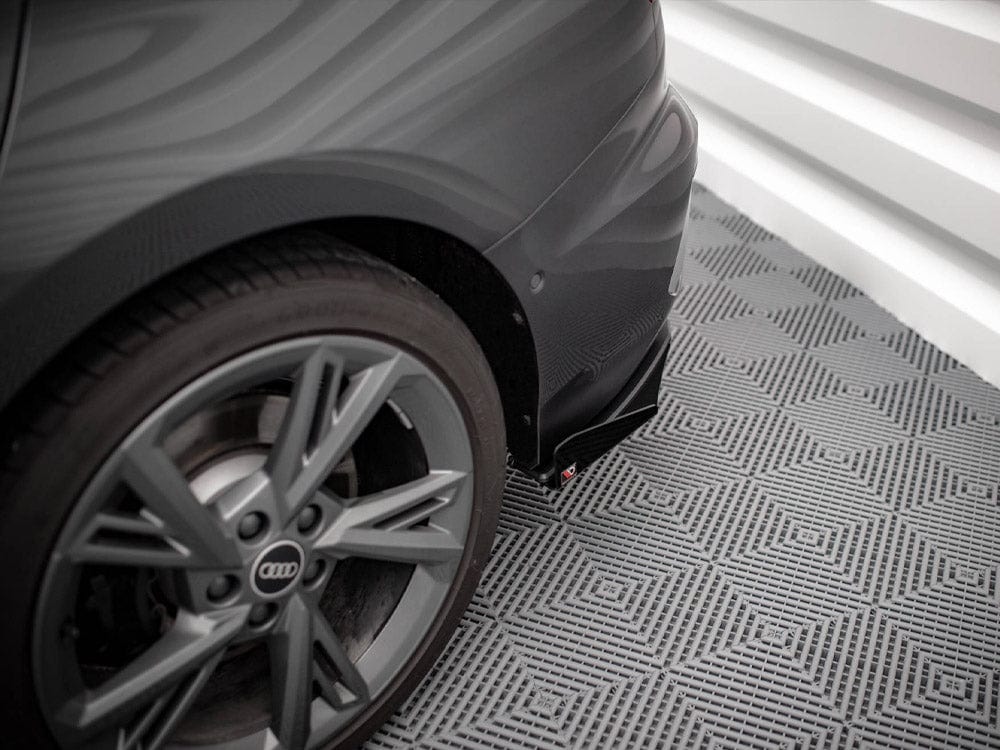 Maxton Design Street PRO Rear Side Splitters (+flaps) Audi S3 Sedan 8Y 2020- Maxton Design SR