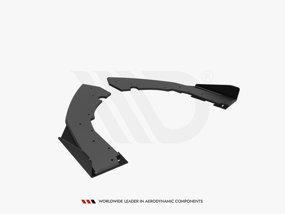 Maxton Design Street PRO Rear Side Splitters (+flaps) Bmw M2 F87 2016-2020 Maxton Design SR