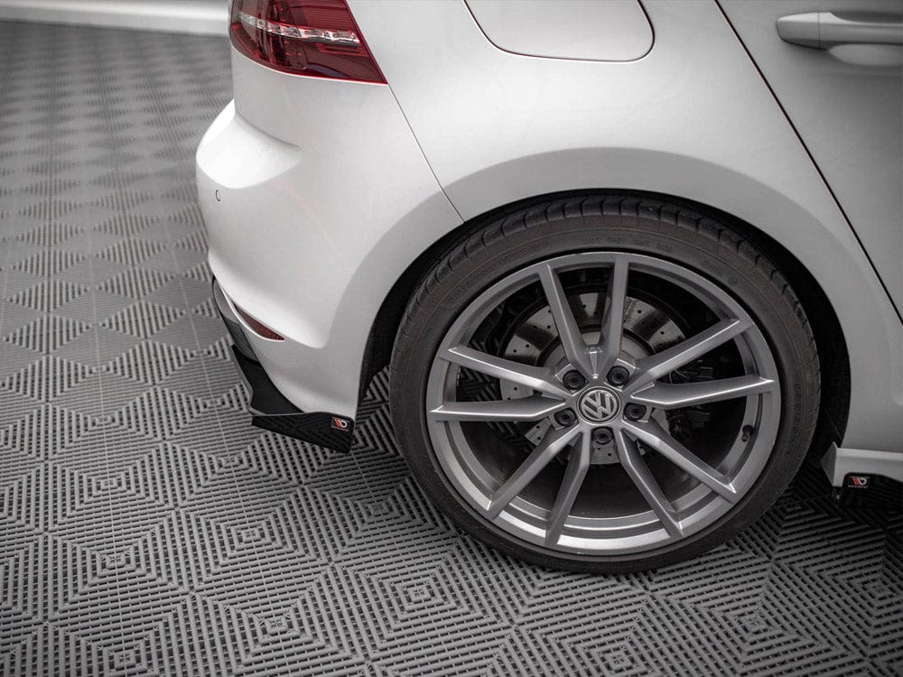 Maxton Design Street PRO Rear Side Splitters (+flaps) VW Golf R MK7 2013-2016 Maxton Design SR