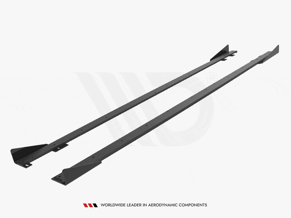 Maxton Design Street PRO Side Skirts Diffusers + Flaps Ford Fiesta ST Mk6 Maxton Design SR