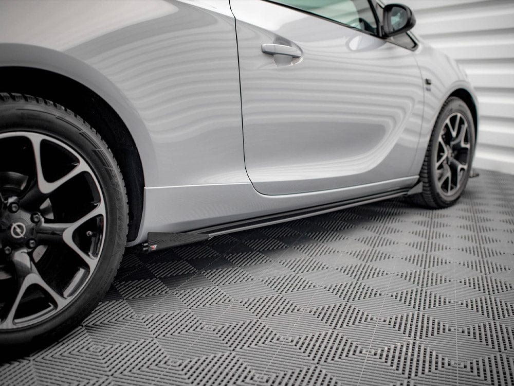 Maxton Design Street PRO Side Skirts Diffusers (+flaps) Opel Astra GTC Opc-line J 2011-2018 Maxton Design SR