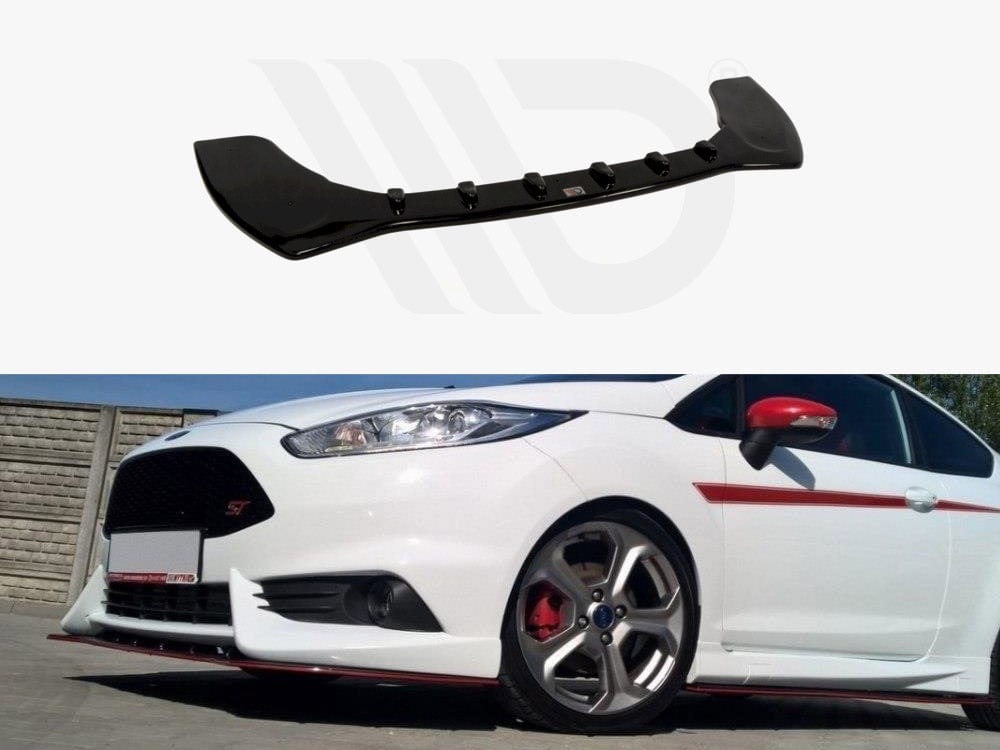 Maxton Design Textured Front Splitter Fiesta MK7 ST Facelift 2013-2017 Maxton Design SR