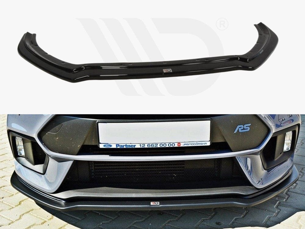 Maxton Design Textured Front Splitter Ford Focus 3 RS V.4 Maxton Design SR