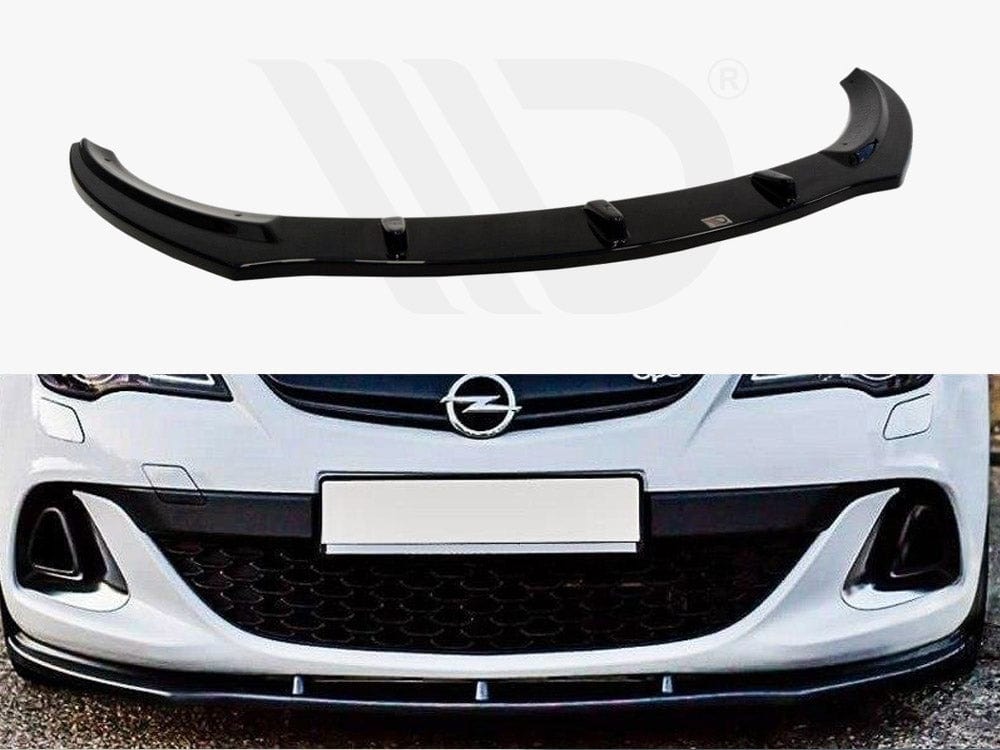 Maxton Design Textured Front Splitter Opel Astra J OPC / VXR V.1 Maxton Design SR