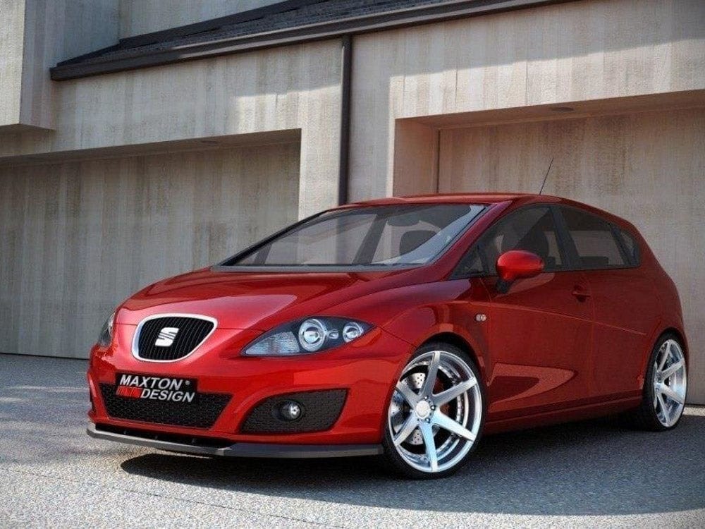 Maxton Design Textured Front Splitter Seat Leon MK2 (Facelift) Maxton Design SR