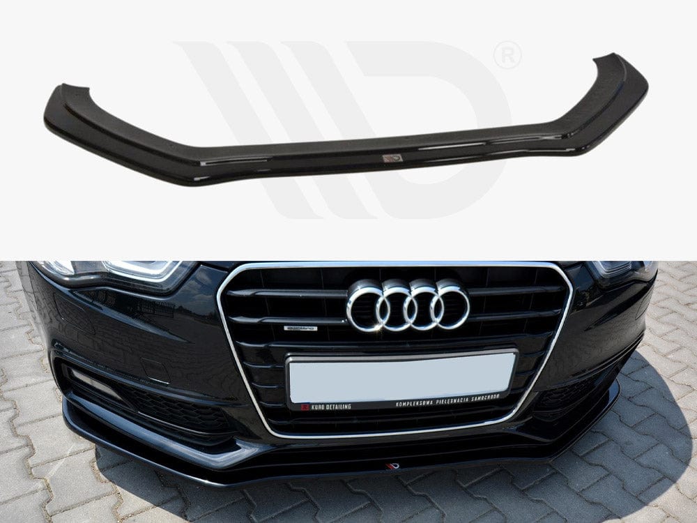Maxton Design Textured Front Splitter V.2 Audi S5 / A5 S-line 8T Facelift 2011-2016 Maxton Design SR