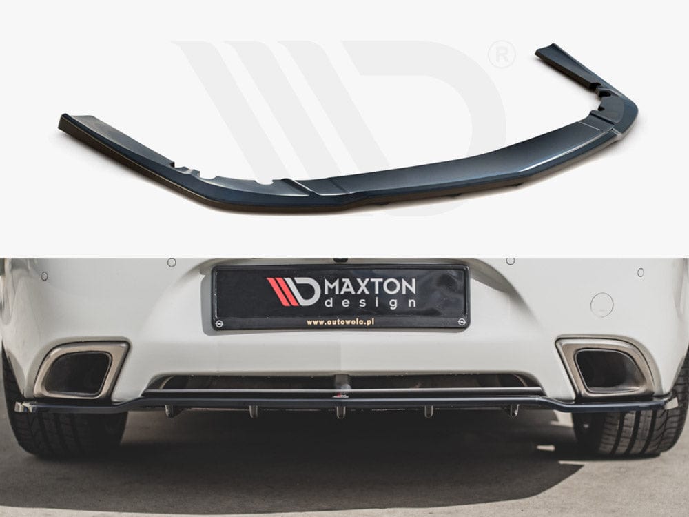 Maxton Design Textured / No Central Rear Splitter (W/ Vertical Bars) Opel/vauxhall Insignia MK1 Vxr/opc Facelift 2013-2017 Maxton Design SR