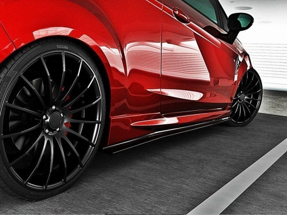 Maxton Design Textured / No Side Skirts Diffusers Ford Fiesta ST / ST-Line Mk7 / Mk7 FL Maxton Design SR