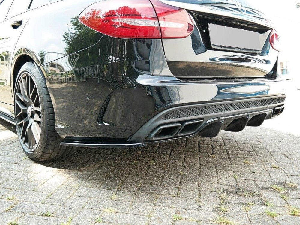 Maxton Design Textured Rear Valance Mercedes C-class S205 63 AMG Estate 2015-2018 Maxton Design SR