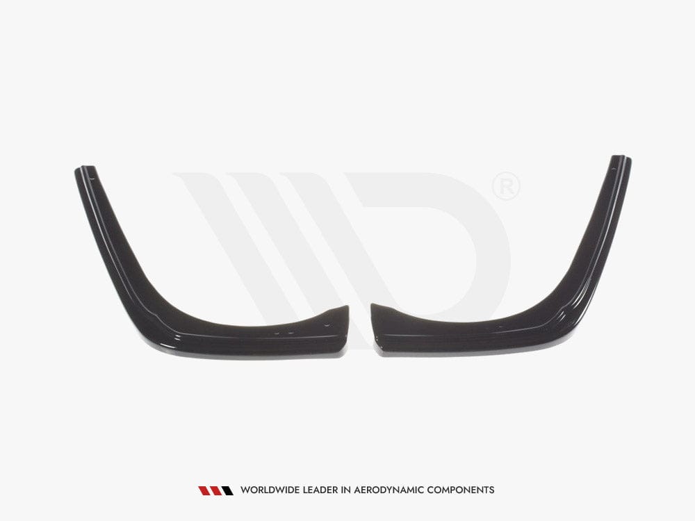 Maxton Design Textured / White Rear Side Splitters VW Golf 7.5 Estate 2017-20 Maxton Design SR