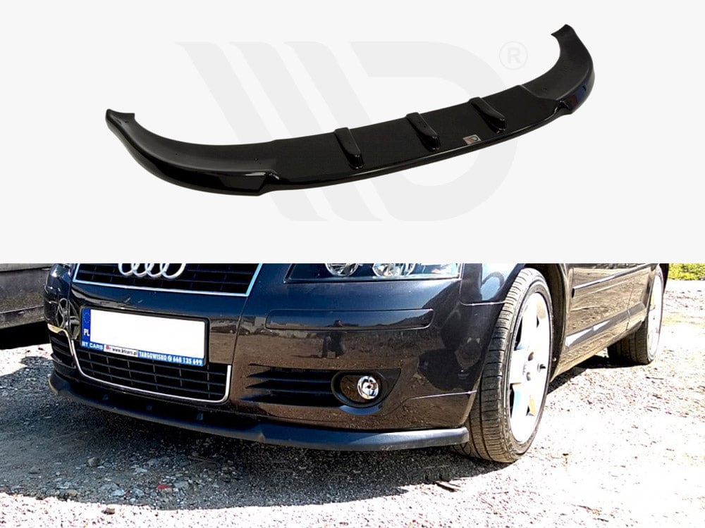 Maxton Design Textured / Yellow Front Splitter Audi A3 8P (Preface Model) 2003-2005 Maxton Design SR