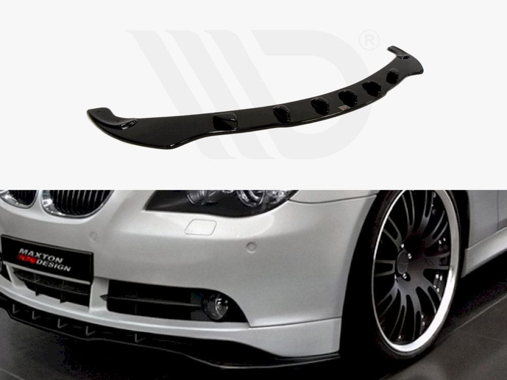 Maxton Design Textured / Yellow Front Splitter Bmw 5 E60 / E61 (Preface Model) 2003-2007 Maxton Design SR