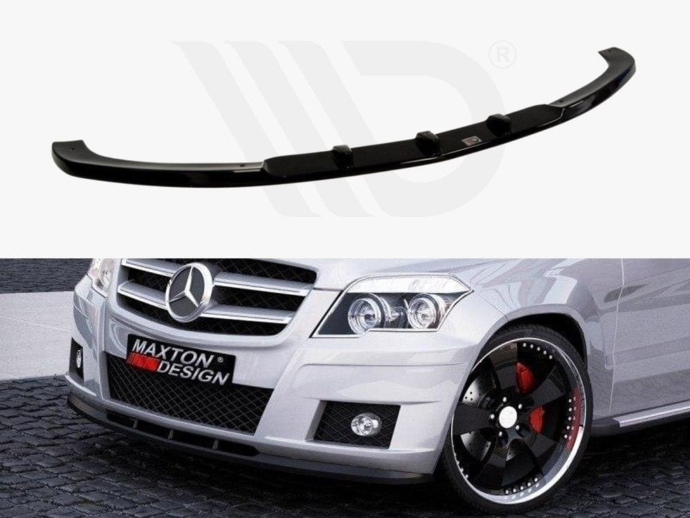 Maxton Design Textured / Yellow Front Splitter Mercedes GLK W204 (For Standard Bumper) Maxton Design SR