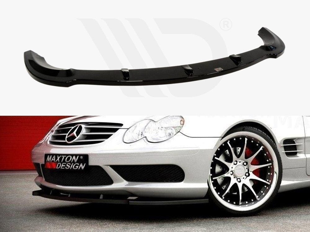 Maxton Design Textured / Yellow Front Splitter Mercedes SL R230 AMG Maxton Design SR