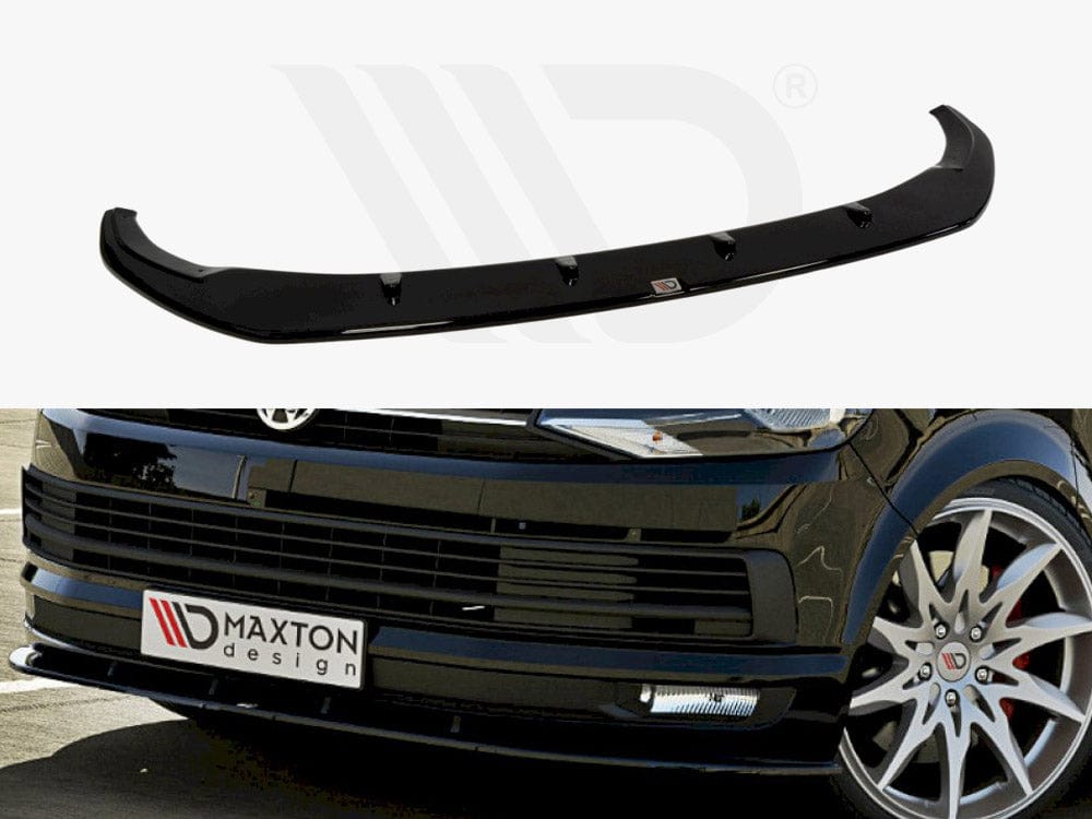 Maxton Design Textured / Yellow Front Splitter V.1 VW T6 2015-19 Maxton Design SR