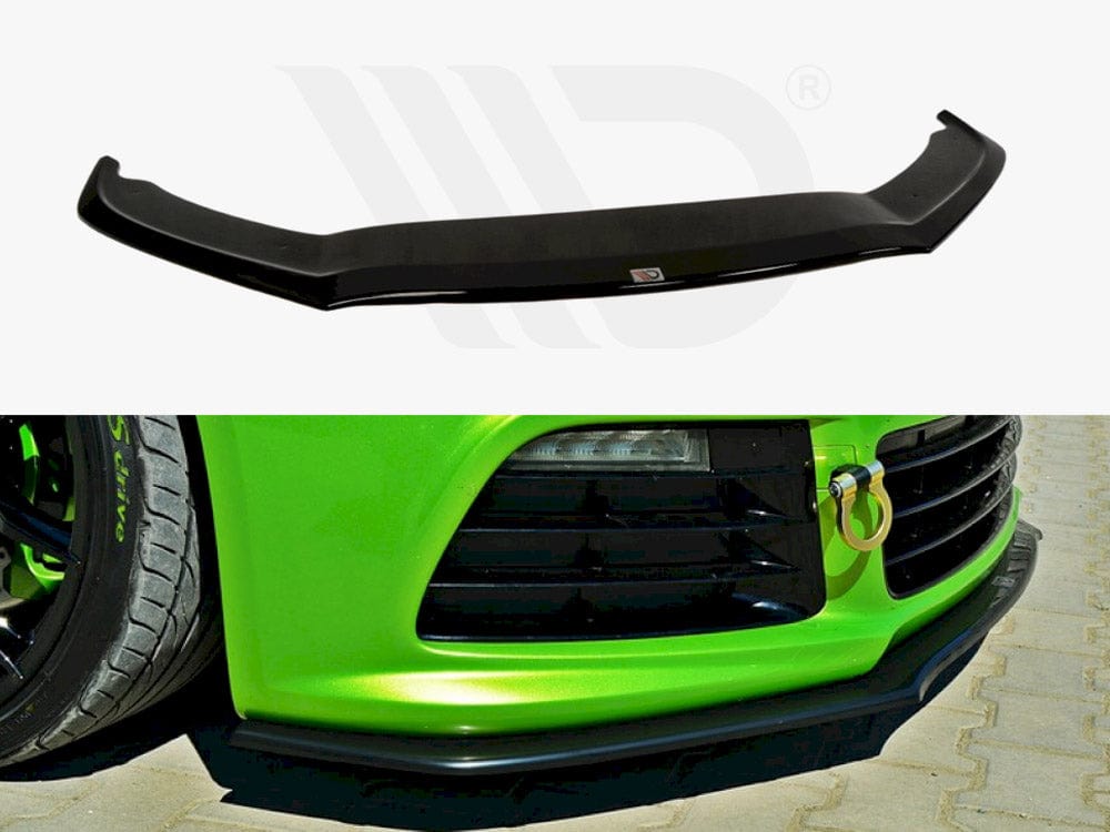 Maxton Design Textured / Yellow Front Splitter VW Scirocco R VER2 Maxton Design SR