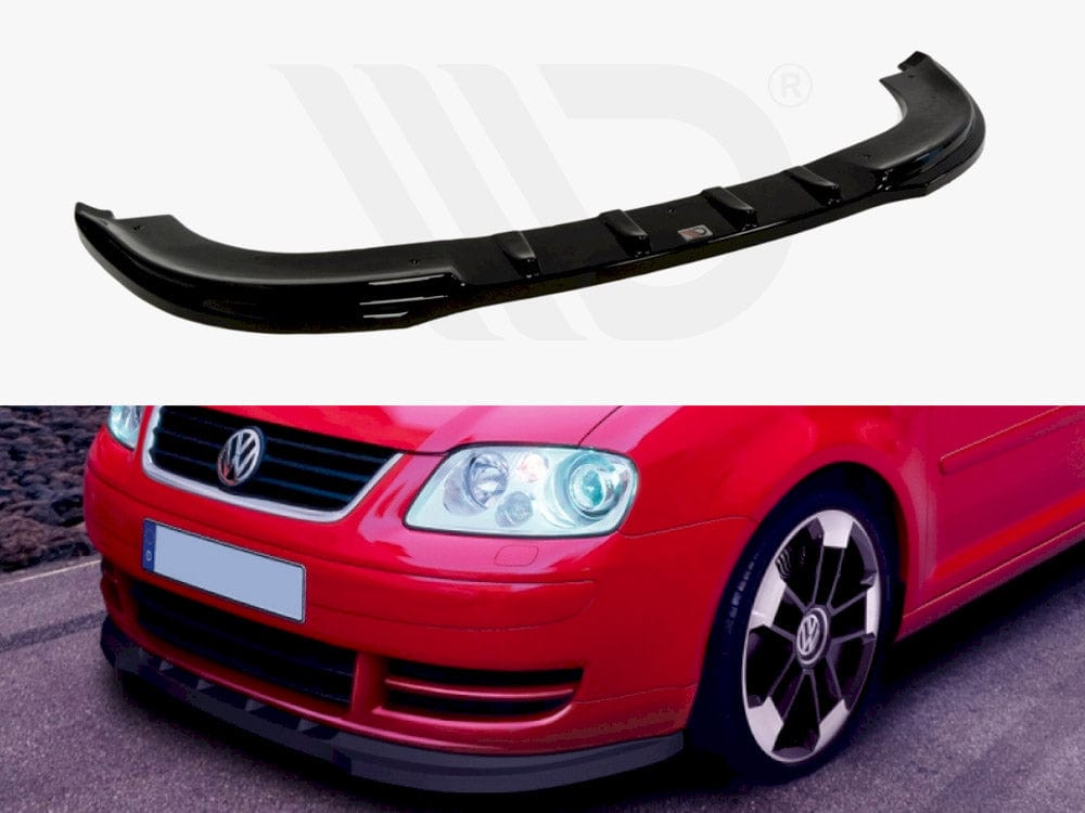 Maxton Design Textured / Yellow Front Splitter VW Touran Maxton Design SR