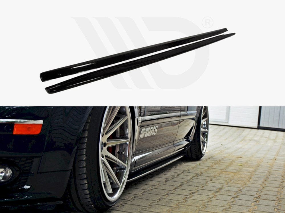 Maxton Design Textured / Yellow Side Skirts Diffusers Audi S8 D3 Maxton Design SR