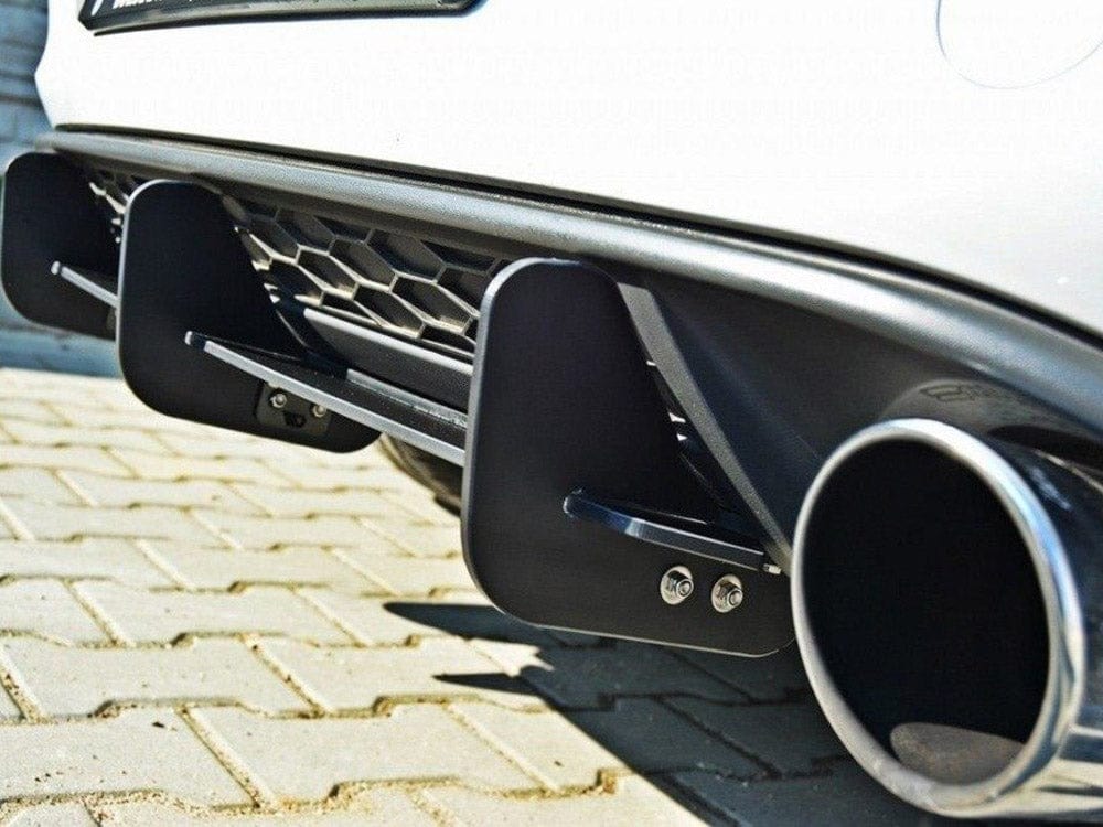 Maxton Design VW Golf MK7 GTI Rear Diffuser & Rear Side Splitters Maxton Design SR