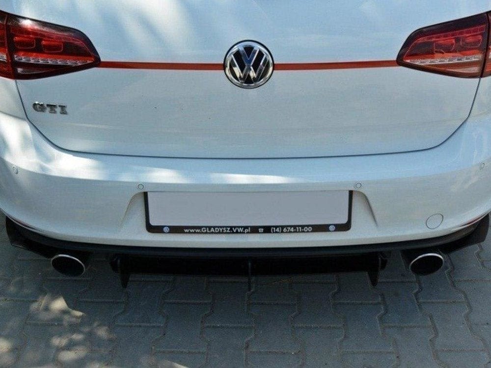Maxton Design VW Golf MK7 GTI Rear Diffuser & Rear Side Splitters Maxton Design SR