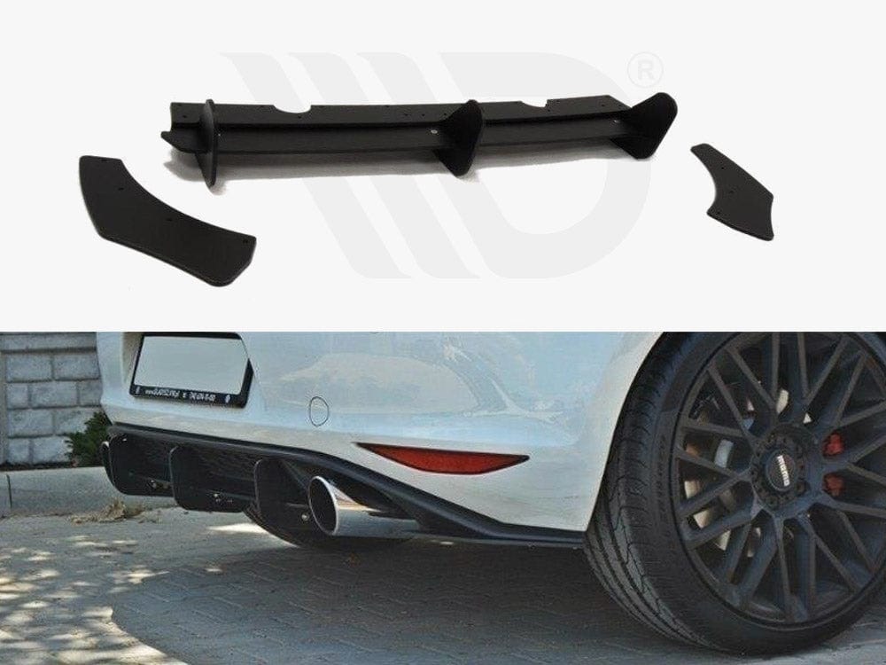 Maxton Design VW Golf MK7 GTI Rear Diffuser & Rear Side Splitters Maxton Design SR