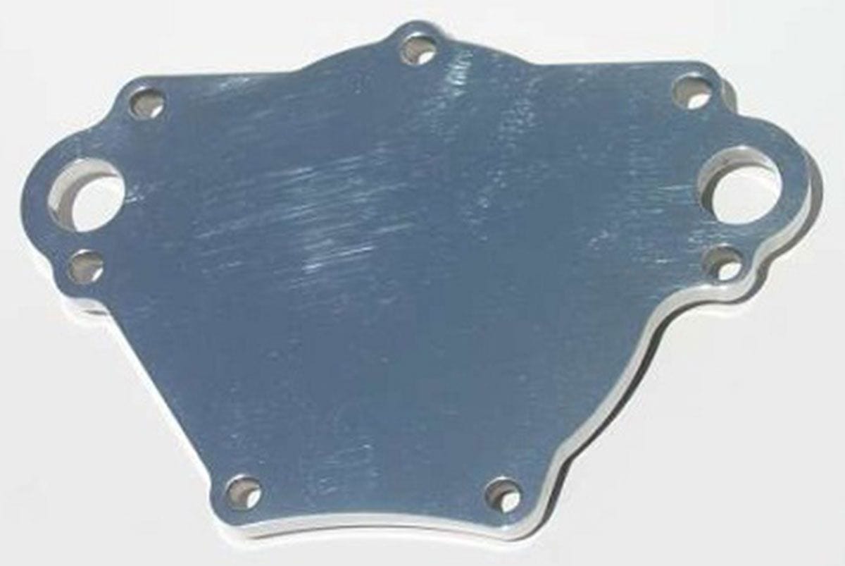 MEZIERE Mates to WP114 Pump Meziere Small Block Chrysler Backing Plate Polished Finish MZWP115U SR