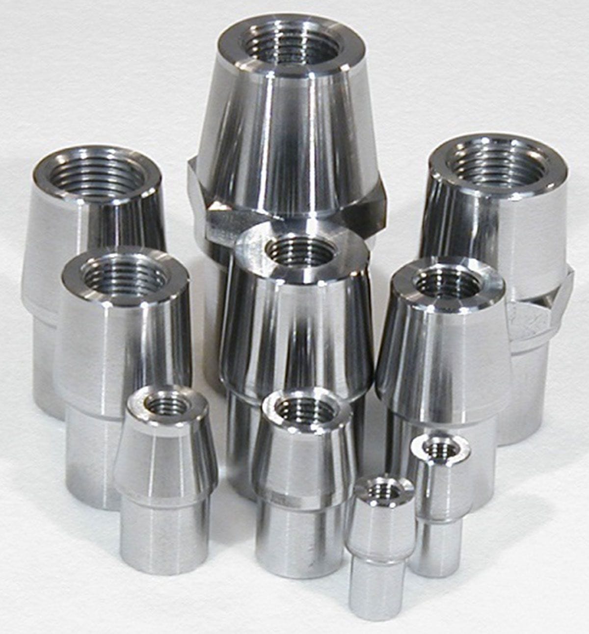 MEZIERE Suit 1" x .083" Tube With 3/8-24 L/H Thread Meziere Weld-In Female Tube End 4130 Steel MZRE1019BL SR